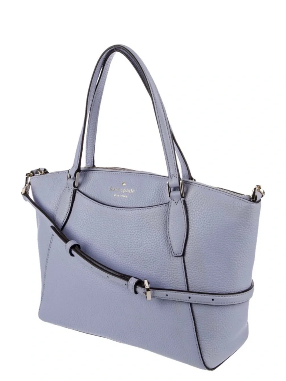 kate spade Lavender Leather Tote with Shoulder Strap